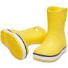 Crocs Kids' Crocband Rain Boot Yellow/Navy