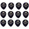 Dunlop Celluloid Teardrop Black Player's Pack