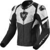 Rev'it! Hyperspeed Black-White Leather Jacket