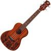 Luna Lizard Concert Ukulele Lizard/Leaf design