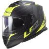 LS2 FF800 Storm Nerve Matt Black H-V Yellow Helmet