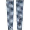 J.Lindeberg Leea Compression Sleeves Gingham Navy White