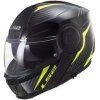 LS2 FF902 Scope Skid Black H-V Yellow Helmet