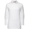 Kjus Soren Solid Long Sleeve Mens Polo Shirt White