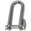 Osculati D - Shackle w. captive locking pin Stainless Steel mm