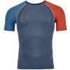 Ortovox 120 Comp Light Mens Short Sleeve Shirt Night Blue
