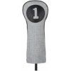 Titleist Heather & Leather Headcover Grey/Black