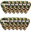 Boss Celluloid Pick Camo 12 Pack