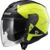 LS2 OF521 Infinity Beyond Black H-V Yellow Helmet