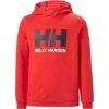 Helly Hansen JR HH Logo Hoodie Alert Red