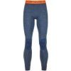 Ortovox 185 Rock'N'Wool Mens Long Pants Night Blue Blend