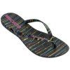 Ipanema Wave Art Slipper Black/Black