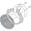 Givi Specific Flange for Fitting Tanklock, TanklockED Bags