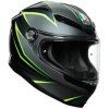 AGV K-6 Flash Grey/Black/Lime Helmet
