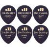 Dunlop 485R-03HV Celluloid Teardrop Black Heavy