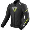 Rev'it! Sprint H2O Black/Neon Yellow Textile Jacket