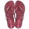 Ipanema Wave Art Slipper Burgundy/ Burgundy