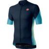 Castelli Entrata V Jersey Savile Blue/Celeste/Saffron