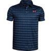 Under Armour UA Threadborne Stripe Boys Polo Shirt Blue