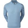 Footjoy Camo Floral Half Zip Midlayer Mens Storm Blue