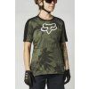 FOX Womens Ranger Drirelease Short Sleeve Jersey Olive Green