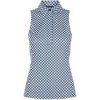 J.Lindeberg Dena Sleeveless Top Gingham Navy White