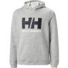 Helly Hansen JR HH Logo Hoodie Grey Melange