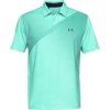 Under Armour UA Threadborne Mens Polo Shirt Turquoise