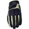 Five RS3 Black/Fluo Yellow Motorcycle Gloves