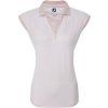 Footjoy Stretch Pique Solid Womens Polo Shirt Blush Pink