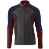 UYN Climable Mens Jacket Charcoal/Sofisticaded Red/Deep Blue
