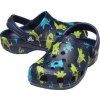 Crocs Kids' Classic Monster Print Clog Navy