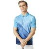 Oakley Exploded Ellipse Mens Polo Shirt Stormed Blue