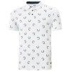 Helly Hansen Fjord Polo White Lighthouse Print