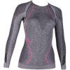 UYN Ambityon LS Black Melange/Purple/Raspberry Thermal Underwear