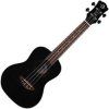 Luna Vintage Mahogany Ukulele Black Open Pore
