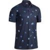 Callaway Postcard Printed Mens Polo Shirt Peacoat