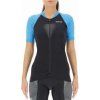 UYN Granfondo OW Biking Lady Shirt Short Sleeve Blackboard/Danube Blue