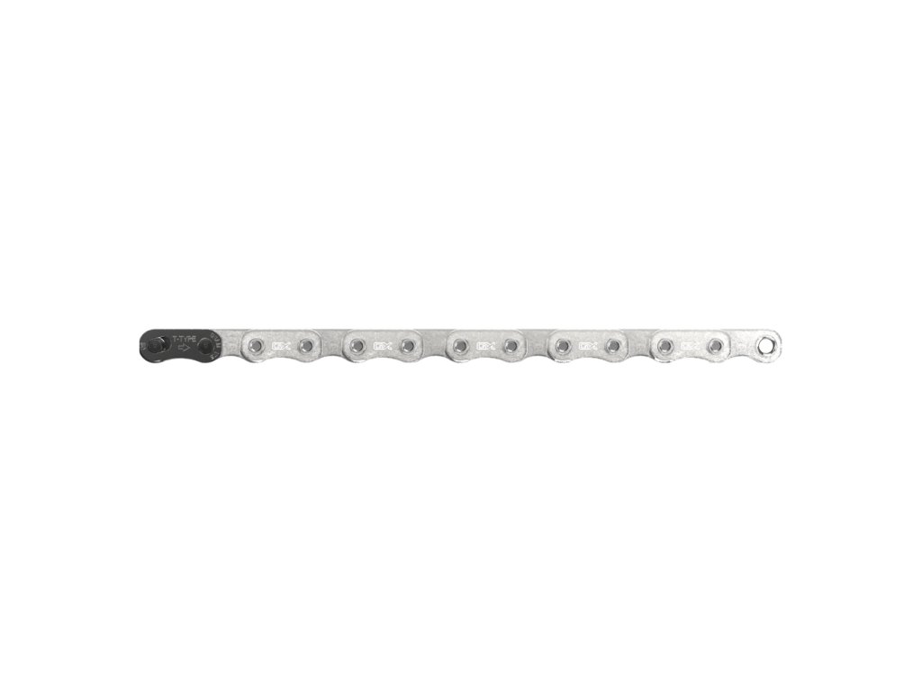 Řetěz SRAM GX T-Type Eagle Silver SolidPin 126 čl. se spojkou PowerLock T-Type 12 rychl.