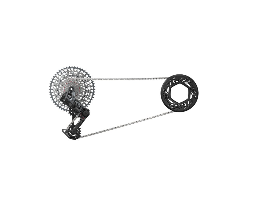 Sada SRAM GX T-Type Eagle E-MTB 104BCD Transmission AXS, bez klik