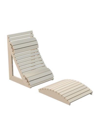 Sentiotec ergonomické lehátko do sauny Fibuflex