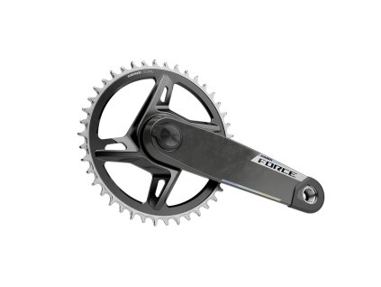 SRAM FORCE AXS 1x Power Meter Spindle XPLR DUB WIDE E1 175mm - Direct Mount 42z (středová