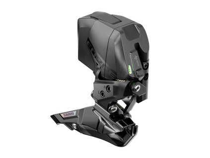 Přesmykač SRAM FORCE AXS E1 Braze-on s pomůckou pro správné nastavení a klínky (baterie ne