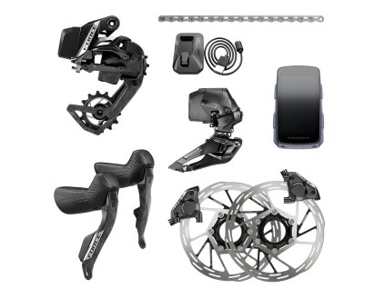 Sada SRAM Force AXS 2X E1 Electronic HRD (Hammerhead Karoo barva Force, brzdové/řadící pák