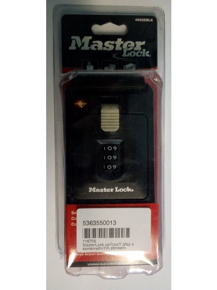 MasterLock upínací pásy s kombinačním zámkem 95-198cm/4682,2ks