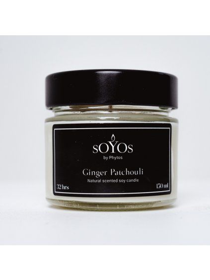 ginger patchuli sojova svicka soyos phytos cz