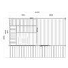 Sentiotec venkovní sauna Scala Large 4590x3130x2720mm
