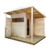 Sentiotec venkovní sauna Scala Medium 3440x3130x2720mm