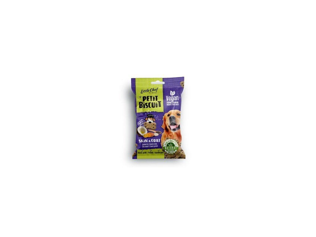 115309 little chef pettit biscuit grain free skin and coat 100 g