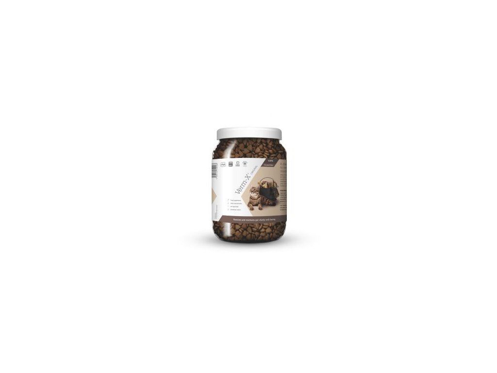 98152 verm x prirodni granule proti strevnim parazitum pro kocky 650g